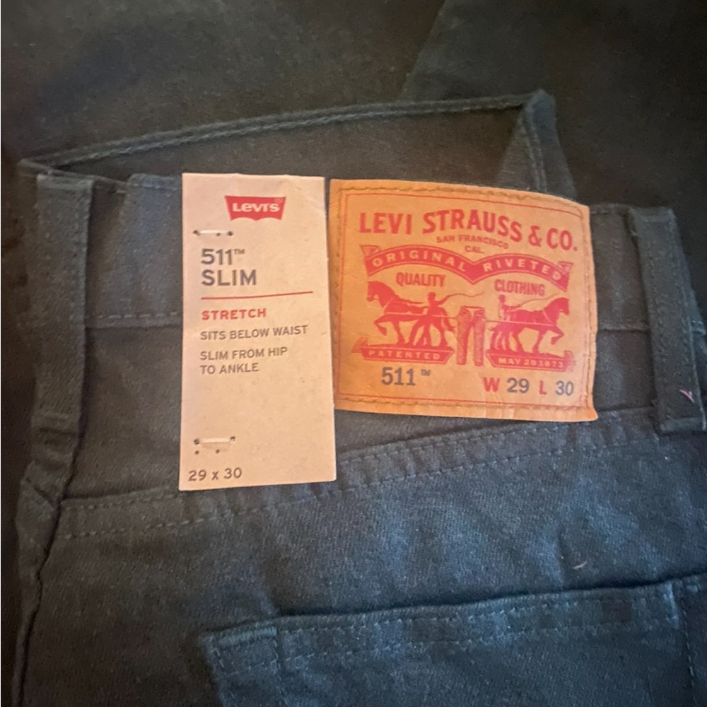 Levi's 511 Slim Fit Jeans - Dark Blue Green